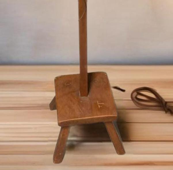 Cushman Colonial Creations Bridge Lamp No. 3-82 Rustic Cushman Lamp Lover Antiques and Vintage