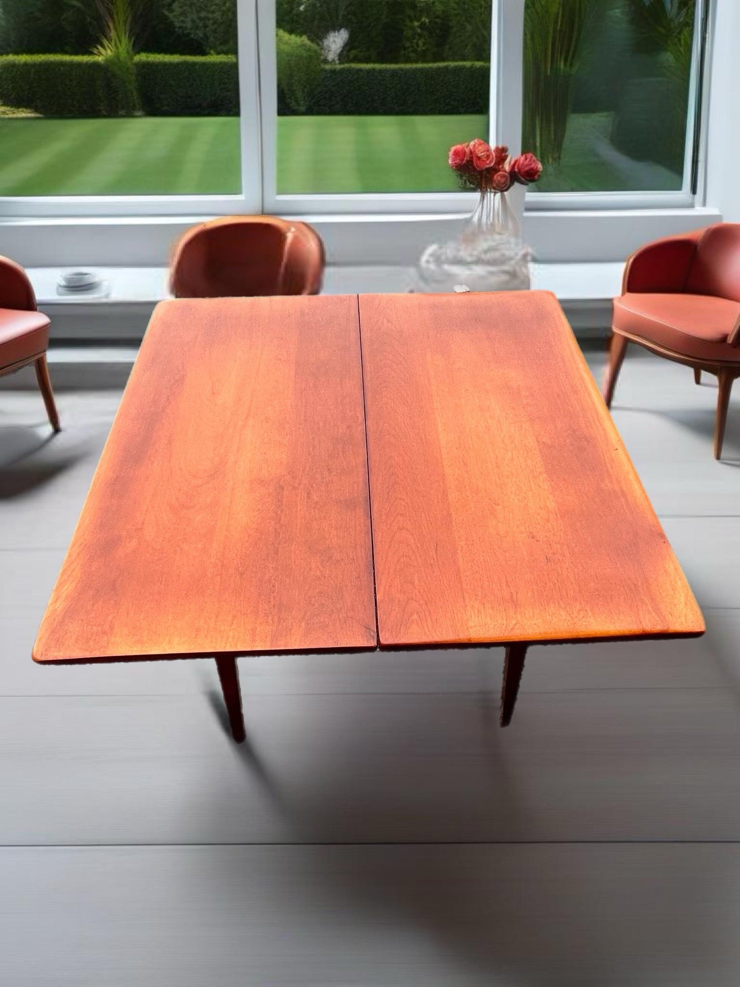 Vintage Cushman Colonial Creations Pivot Top Card Table No. 3-35 Game Table with Rotating Top Rustic Original Lover Antiques and Vintage