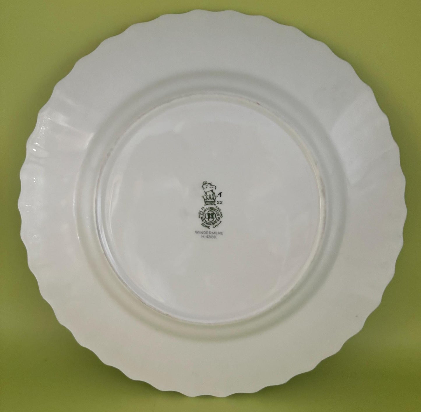 Vintage Royal Doulton Plate Windermere H4856 Made in England Flowers Dinner Plate Bone China Lover Antiques and Vintage