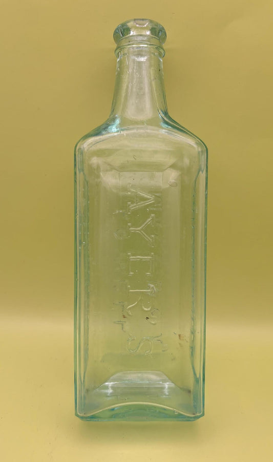Antique Bottle Lowell Mass USA Compound CXT Ayres 5 Apothecaries Lover Antiques and Vintage