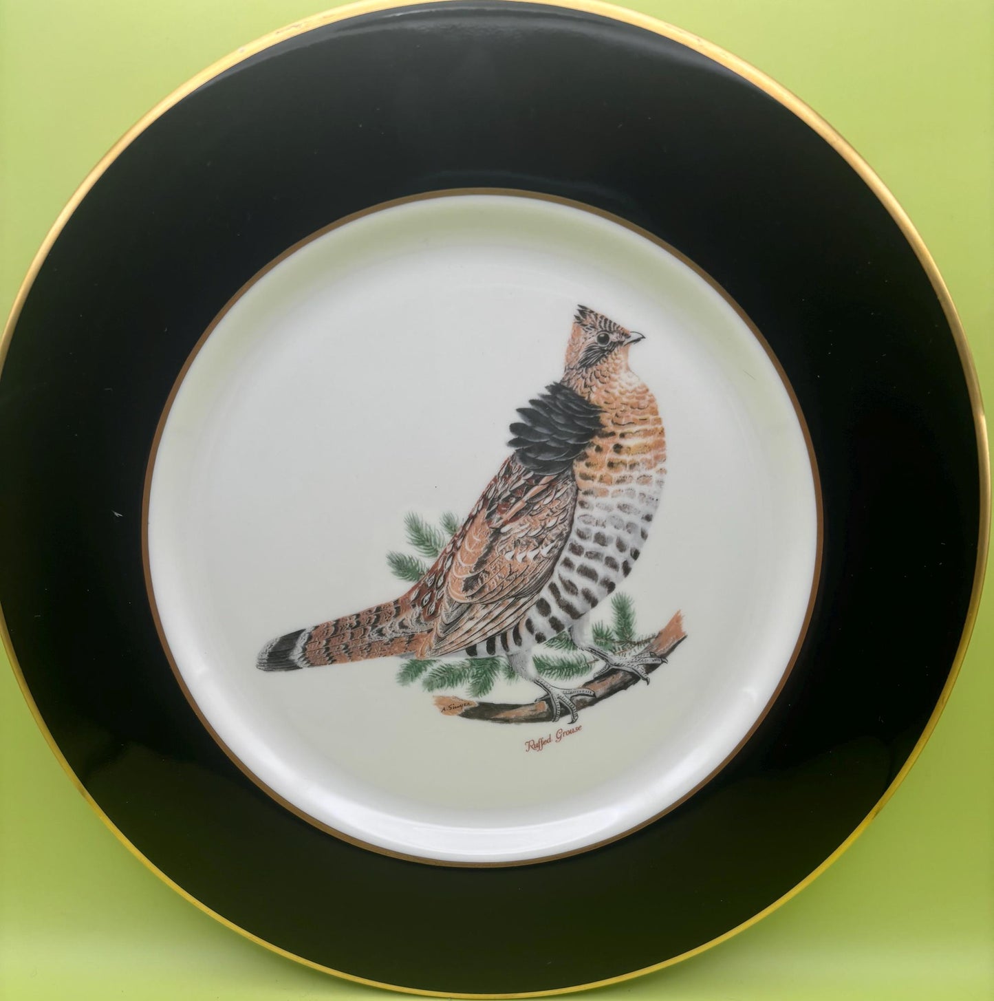 Vintage Shenango Fine China USA American Game Birds by Castleton USA Dinner Plate