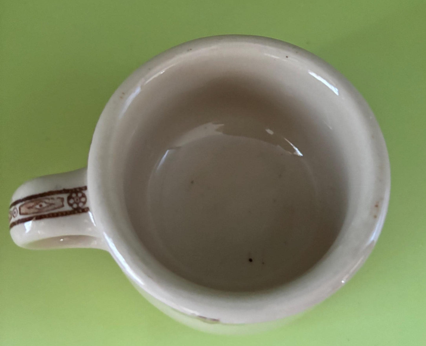 Vintage Sterling Desert Tan Mug Cup Restaurant Cup Shenango Lover Antiques and Vintage