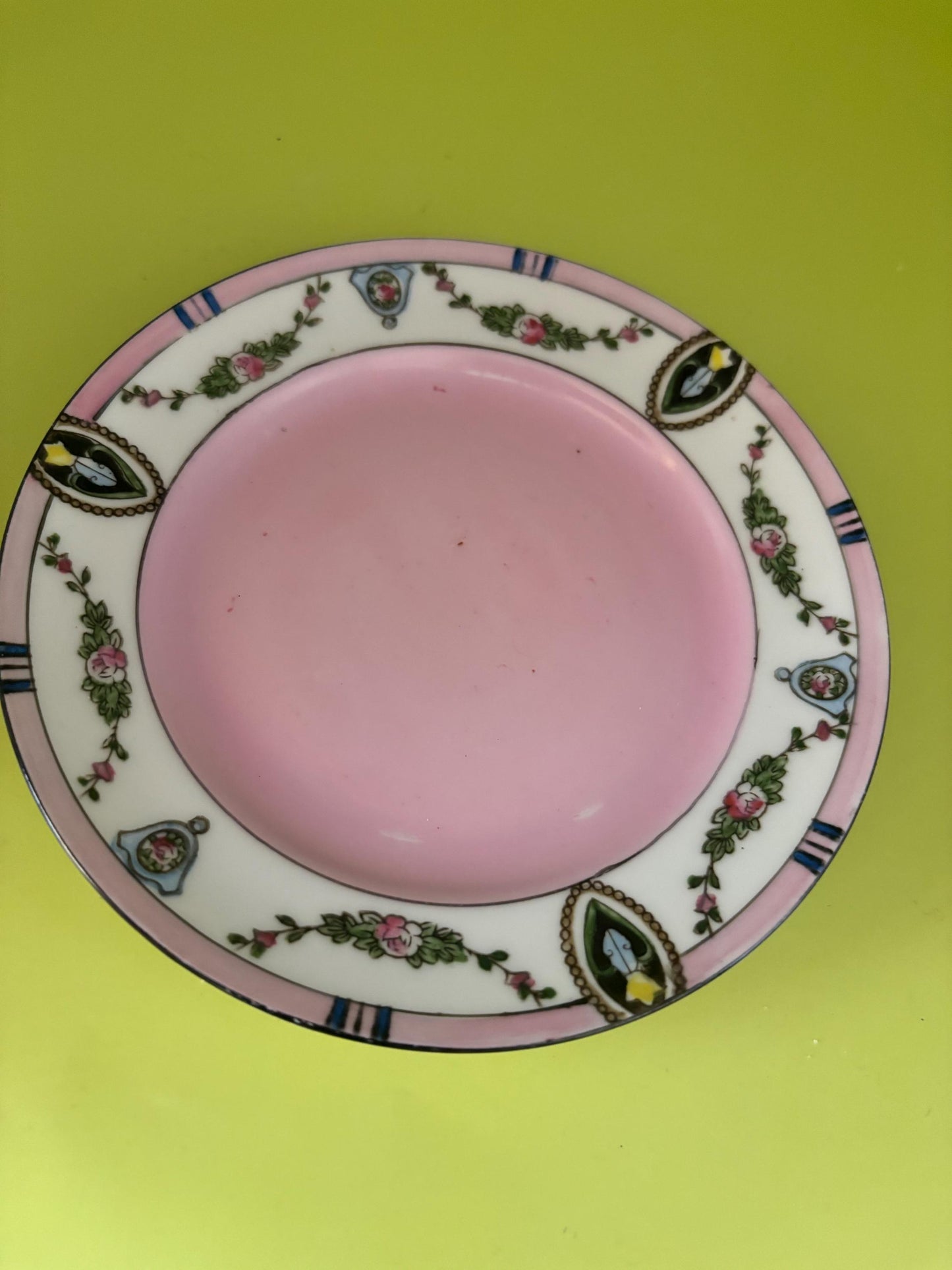Vintage Noritake Pink Plate Made in Japan Lover Antiques and Vintage