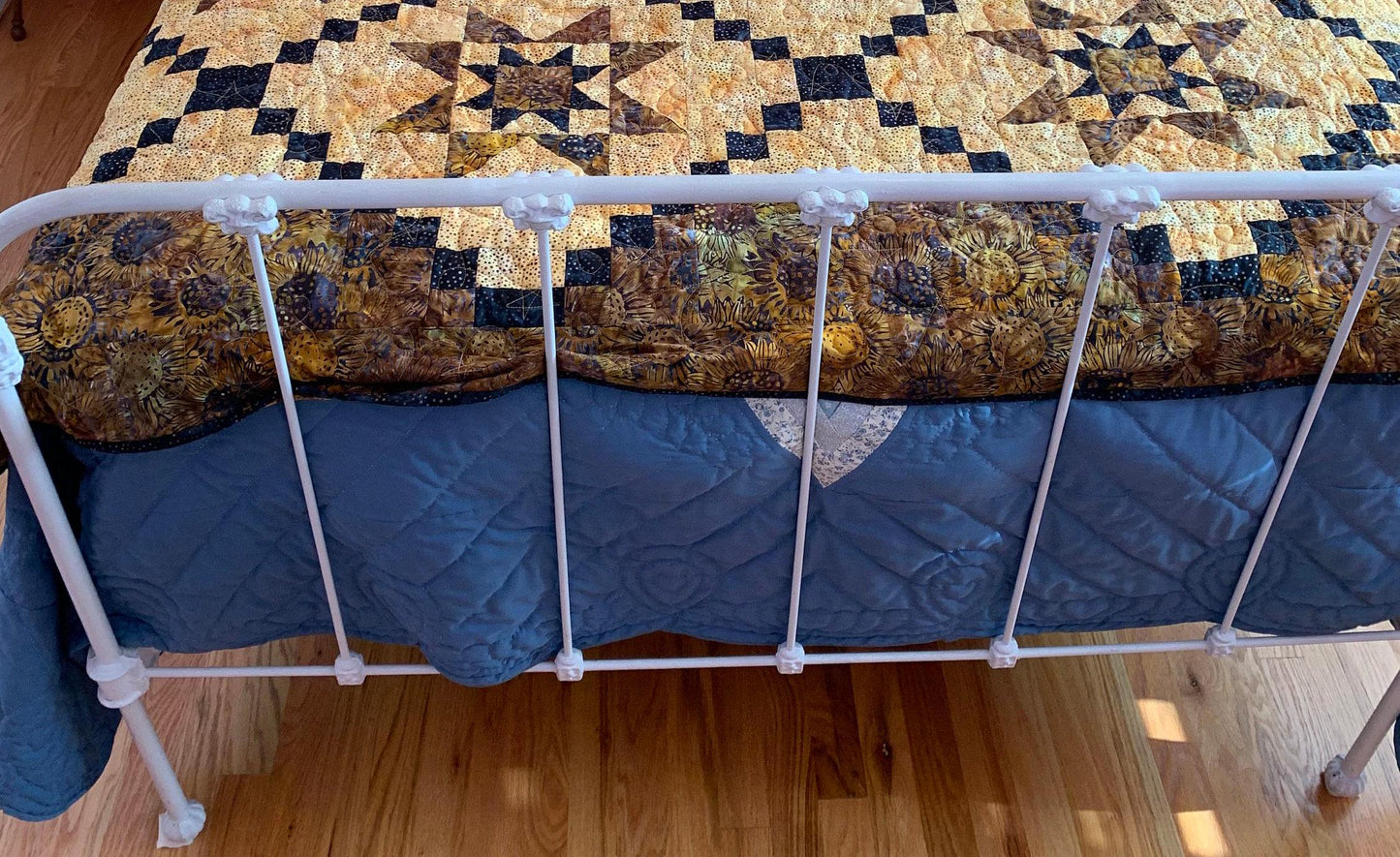 Antique Cast Iron Full Size Bed Headboard, Footboard and Bed Frame Lover Antiques and Vintage