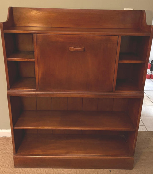 Cushman Colonial Creations Ezekiel Crane Bookcase Desk #5-119, Cushman Book Case, Cushman Desk, Lover Antiques and Vintage