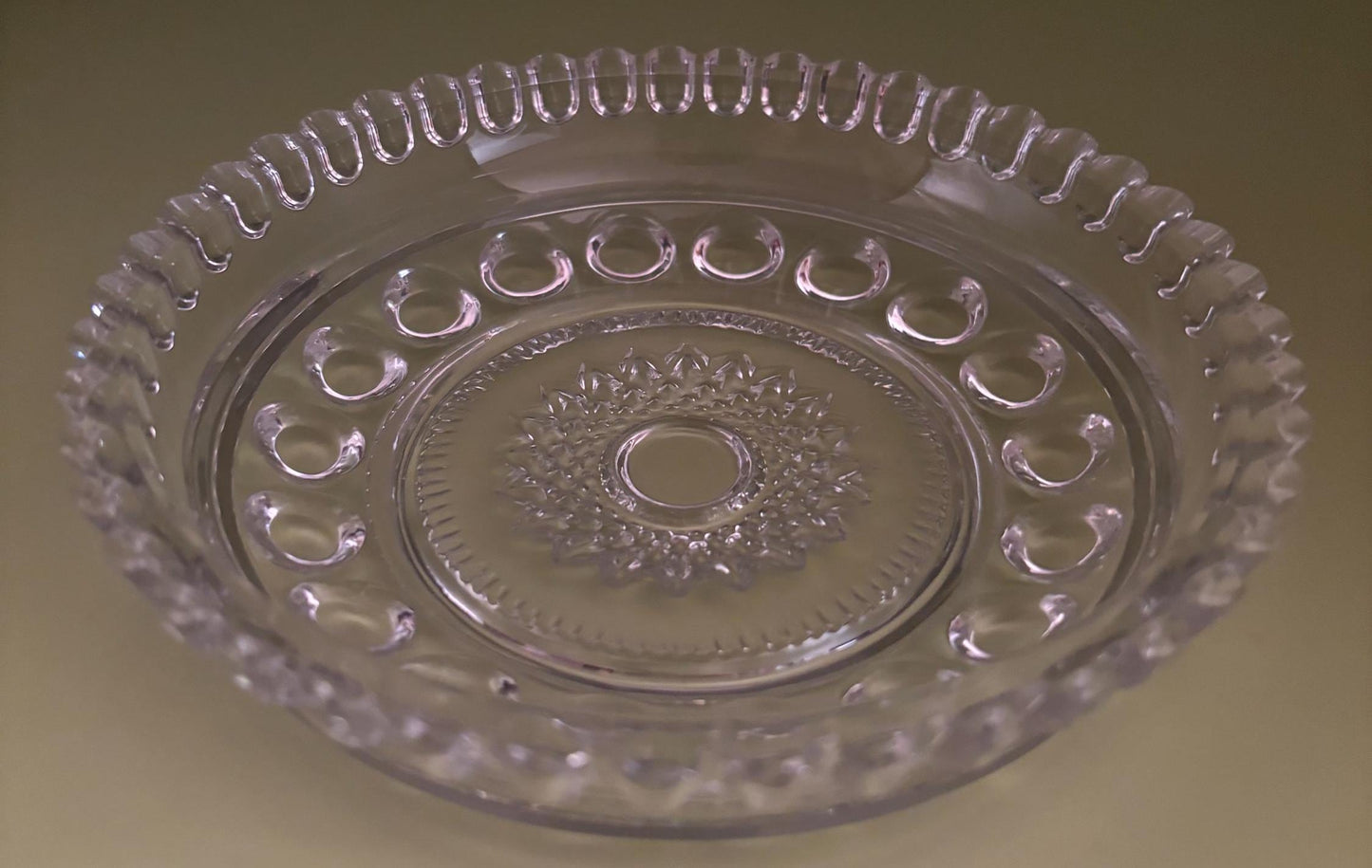 Antique Windsor Royal Brighton Federal Glass Plate or Shallow Bowl Lover Antiques and Vintage