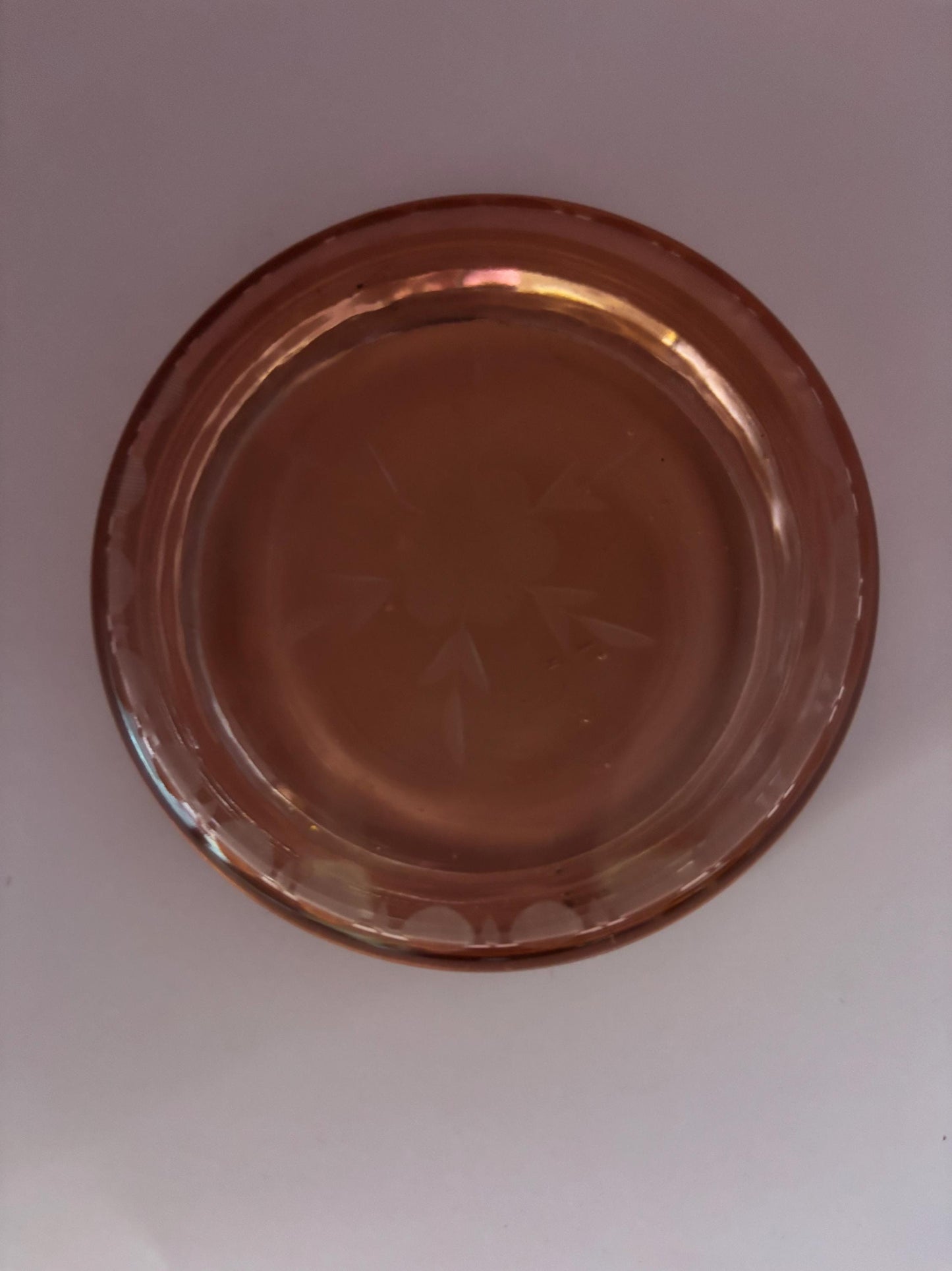 Vintage Cranberry Glass Trinket Box Pink Glass Box Lover Antiques and Vintage