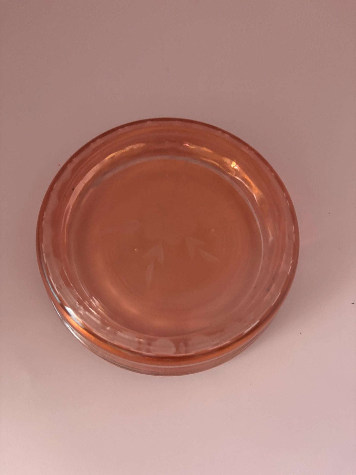 Vintage Cranberry Glass Trinket Box Pink Glass Box Lover Antiques and Vintage