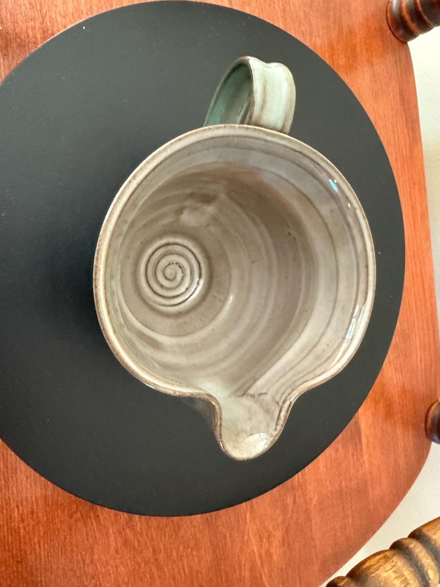 Vintage Scheier Pottery Creamer Bowl Ed & Mary Scheirer Hand Thrown Potters Lover Antiques and Vintage