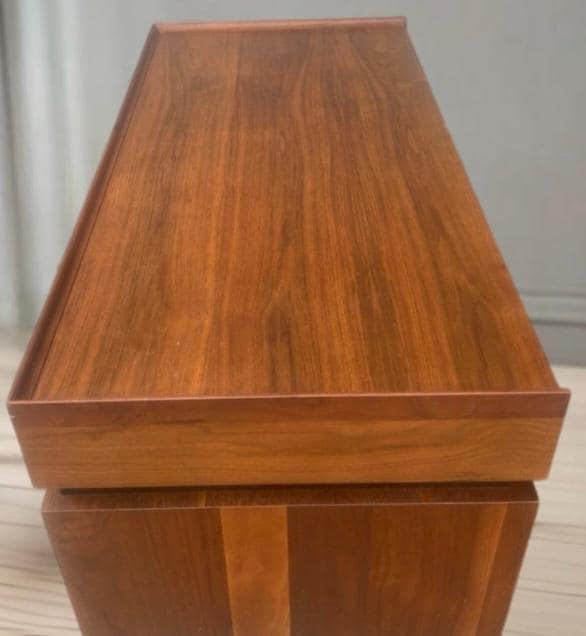 Merton L. Gershun Esprit Dillingham Walnut Desk Danish Vanity Mid Century Modern Lover Antiques & Vintage