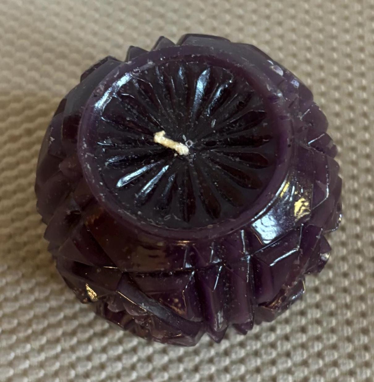 Vintage Kenzie Candles Set of 4 Candles 2 Purple 1 Green 1 White Collectible Candles Set 1 Lover Antiques and Vintage