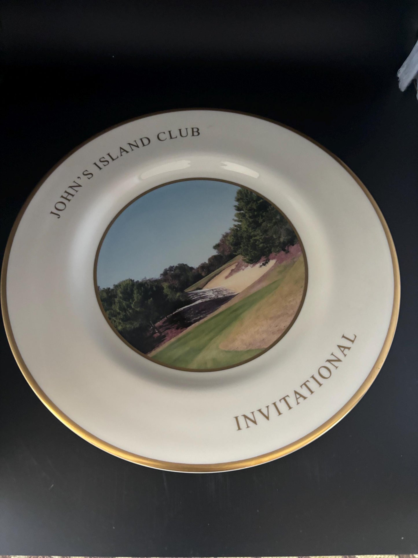 Vintage John’s Island Club Invitational Large Plate Lover Antiques and Vintage