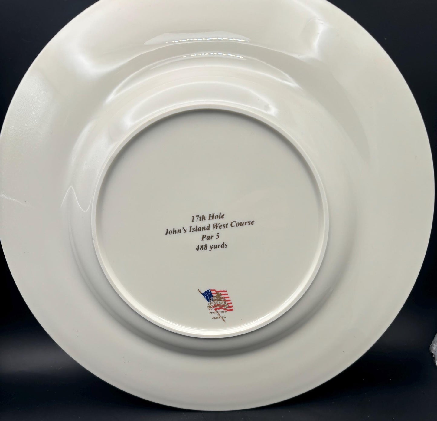 Vintage John’s Island Club Invitational Large Plate Lover Antiques and Vintage