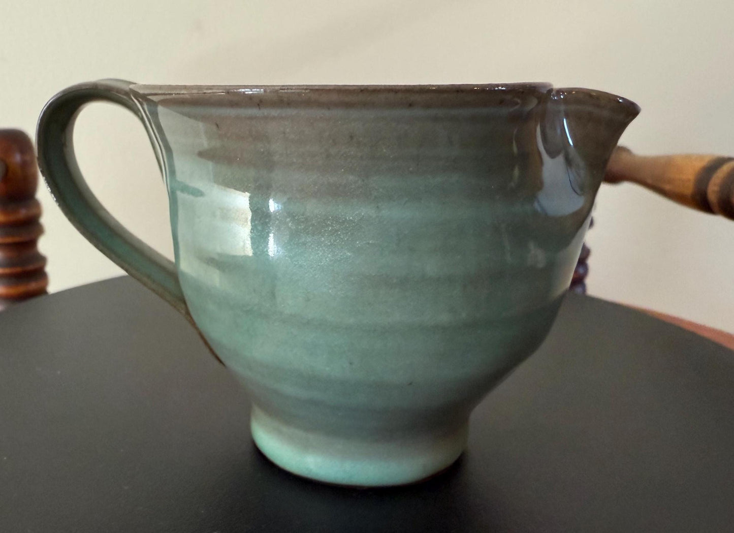 Vintage Scheier Pottery Creamer Bowl Ed & Mary Scheirer Hand Thrown Potters Lover Antiques and Vintage