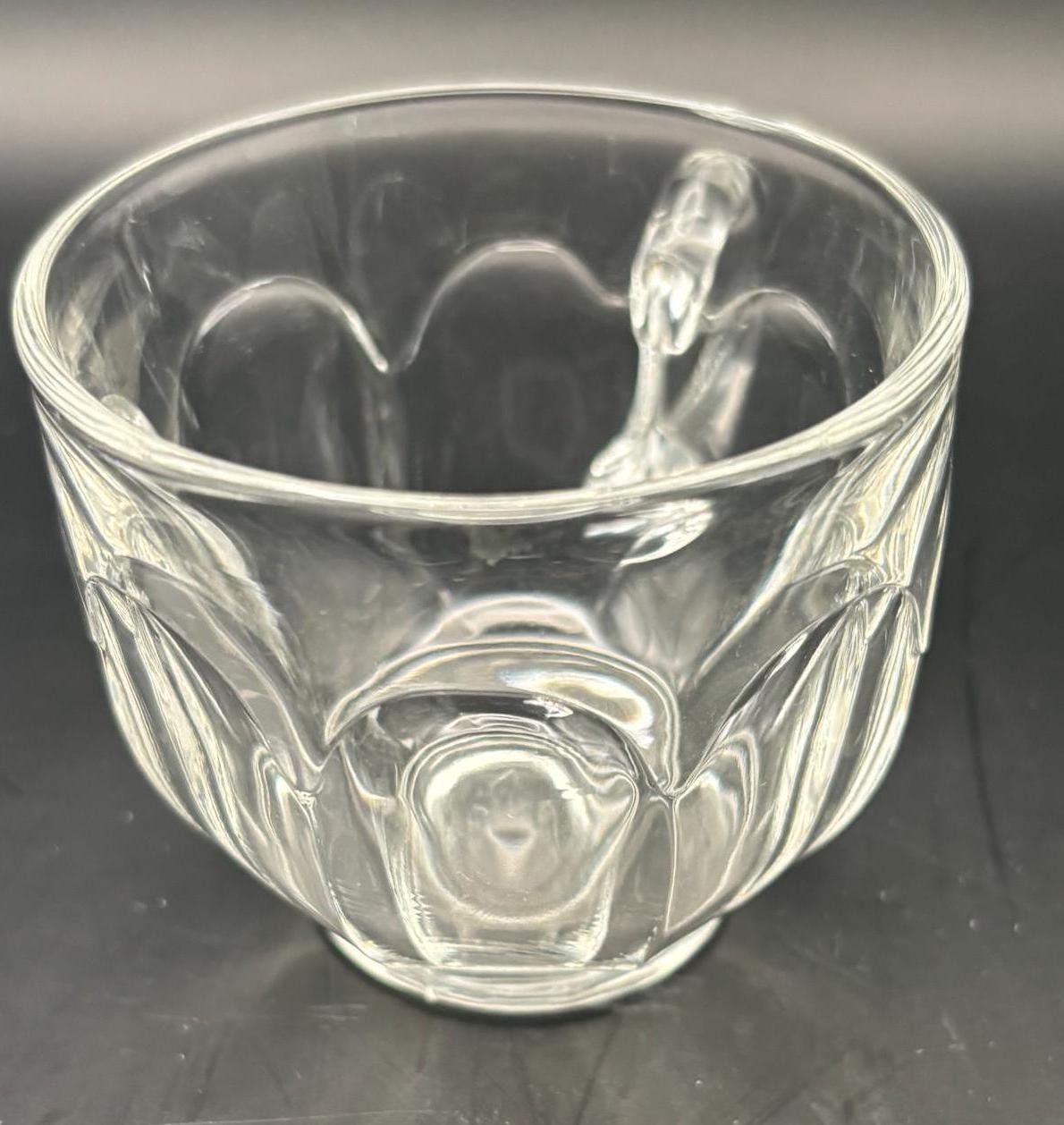 Antique Heisey Glass Mug Cup with Handle Crystal Glass Cup Lover Antiques and Vintage