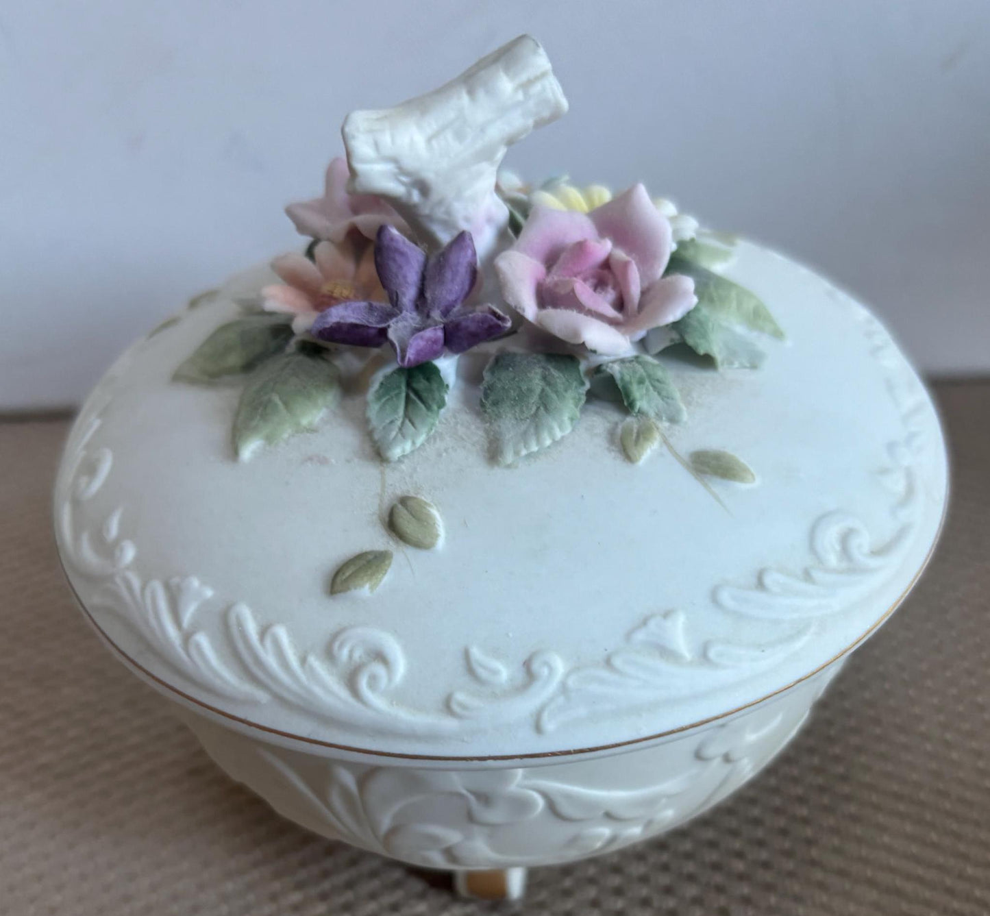 Vintage Heisey Divided Covered Crystal Glass Dish with Lid 3 Part Divided Plate Lover Antiques and Vintage