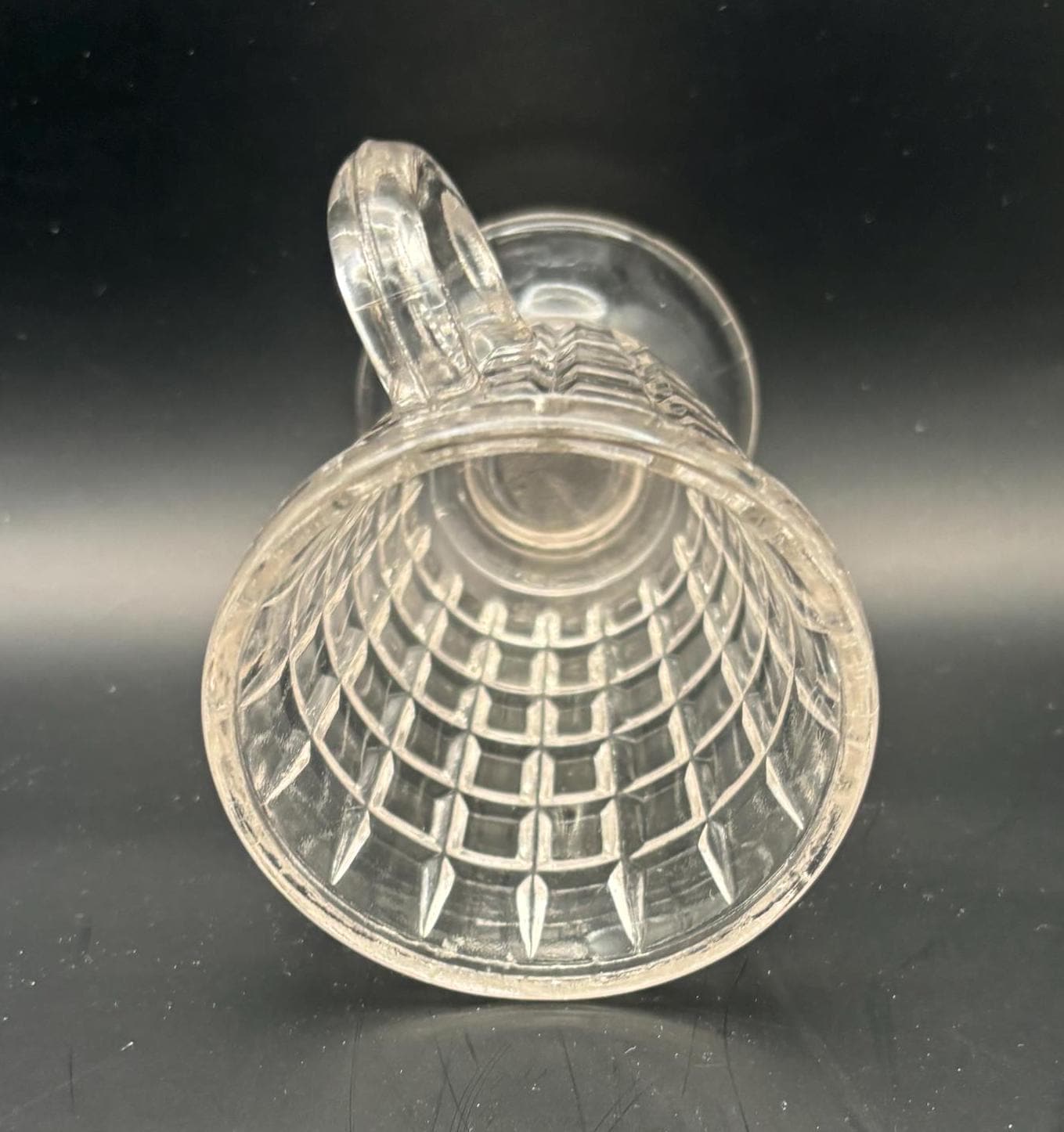 Antique EAPG Footed Glass Mug Cup Lover Antiques and Vintage