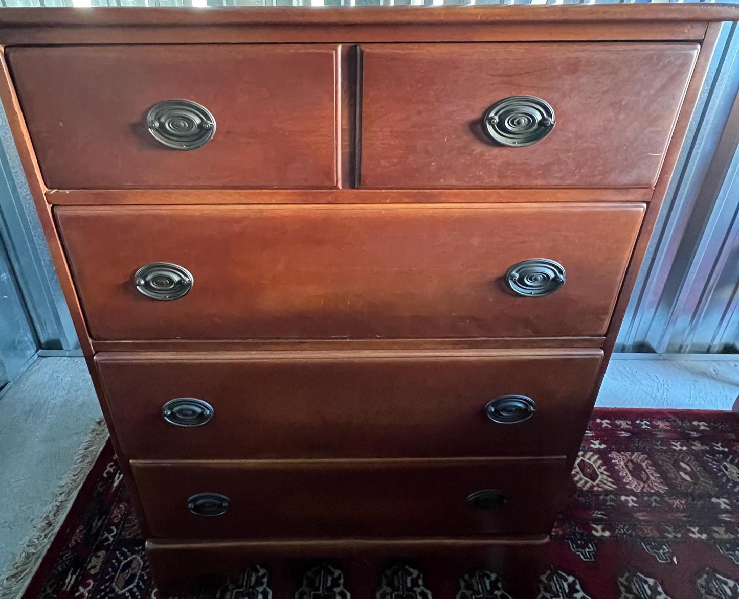 Vintage Cushman Colonial Creations Rupert Collection 5 drawer chest No. 8144 Lover Antiques and Vintage