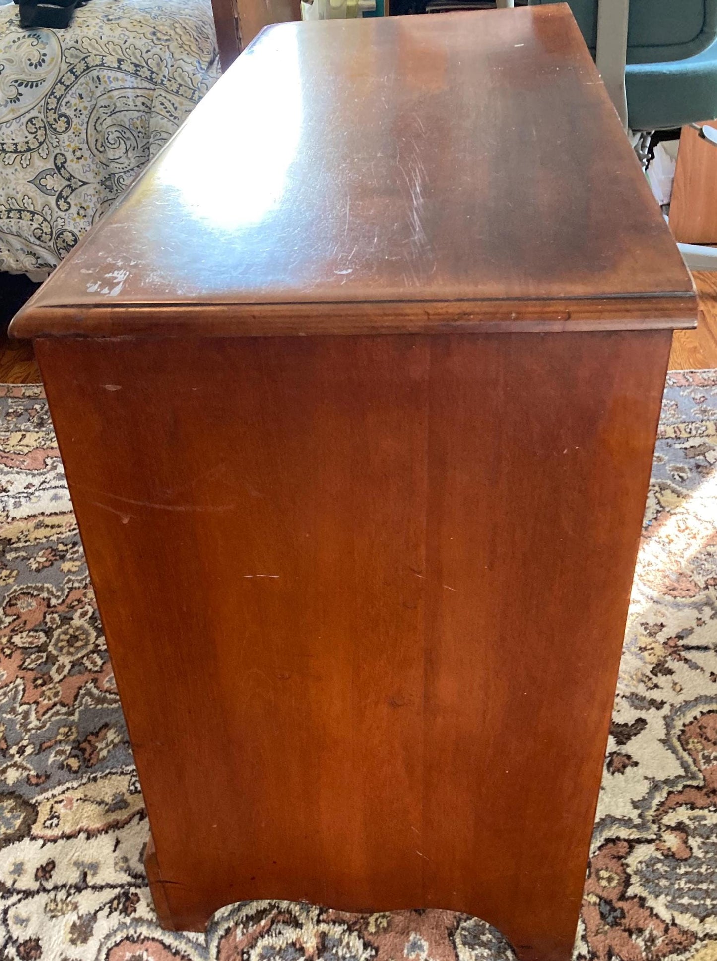 Vintage Cushman Colonial Creations Rupert Collection 5 drawer chest No. 8144 Lover Antiques and Vintage