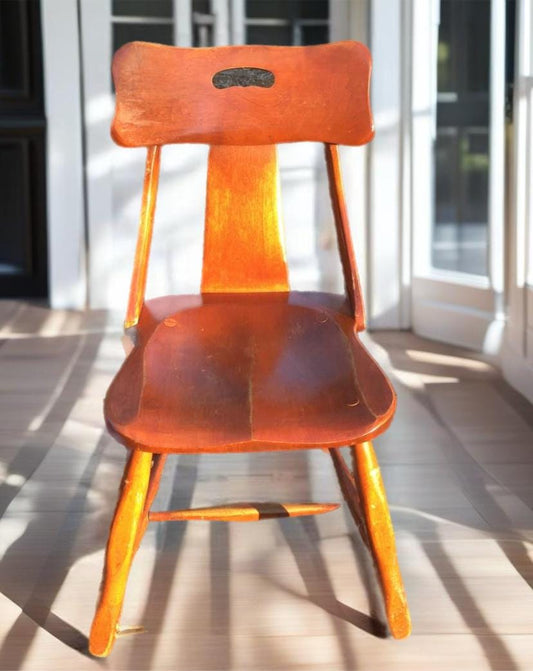 WR Dallas Chair, T-Back Chair, Brutalist Style, Mid Century Modern Chair, Cushman Style Chair, Wylie R. Dallas furniture, Lover Antiques