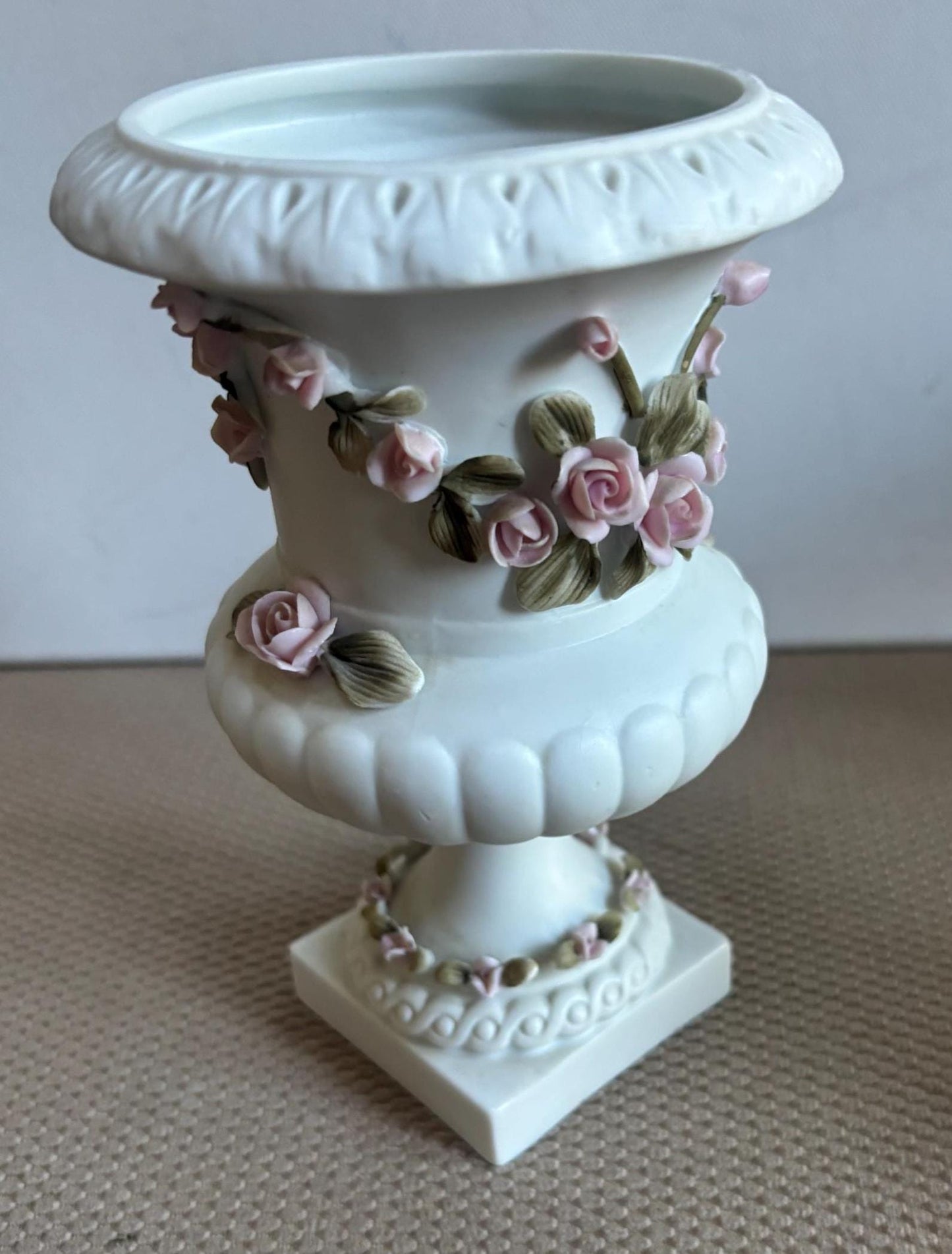 Vintage Lefton Hand Vase Planter Painted Porcelain Vase Figurines Japanese Lover Antiques and Vintage