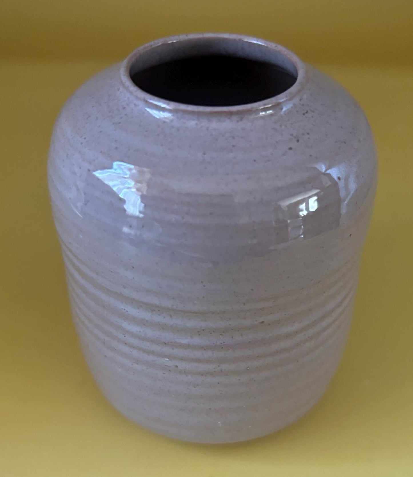 Vintage Purple Pottery Bowl Hand Thrown Potters Lover Antiques and Vintage