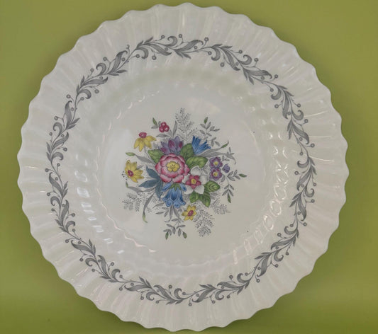 Vintage Royal Doulton Plate Windermere H4856 Made in England Flowers Dinner Plate Bone China Lover Antiques and Vintage