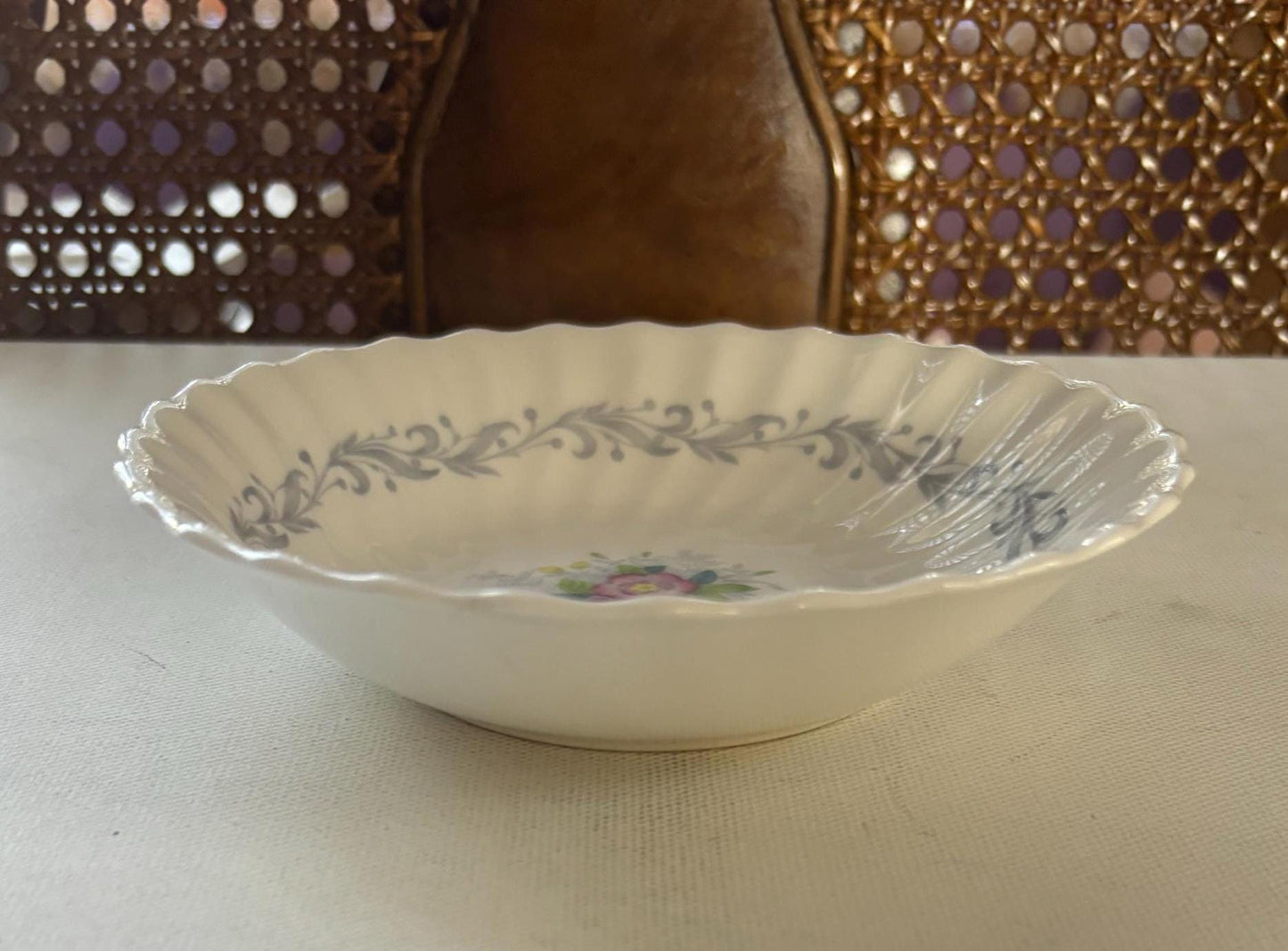 Vintage Royal Doulton Bowl Made in England Bone China Floral Flowers Lover Antiques and Vintage