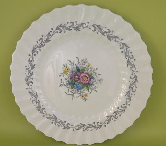 Vintage Royal Doulton Dessert Plate Windermere H4856 Made in England Flowers Dinner Plate Bone China Lover Antiques and Vintage