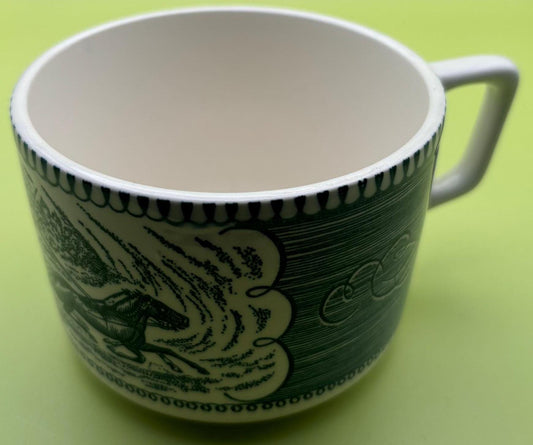 Vintage Currier & Ives Large Cup “Fashionable Turnouts” Big Mug by Royal China Lover Antiques and Vintage