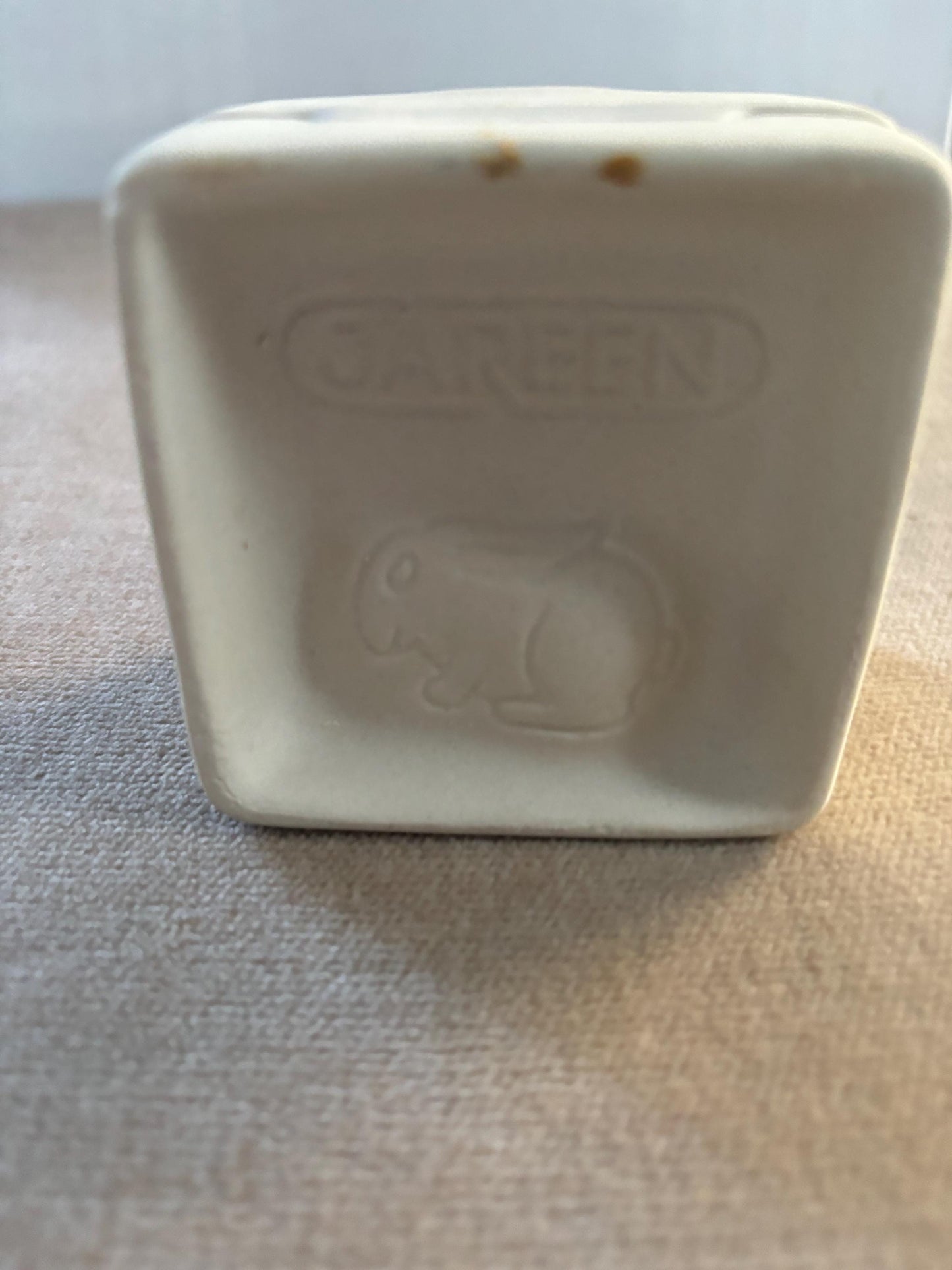 Vintage Jareen Bunny Butter Mold Rabbit Clay Stamp Chocolate Mold Lover Antiques and Vintage