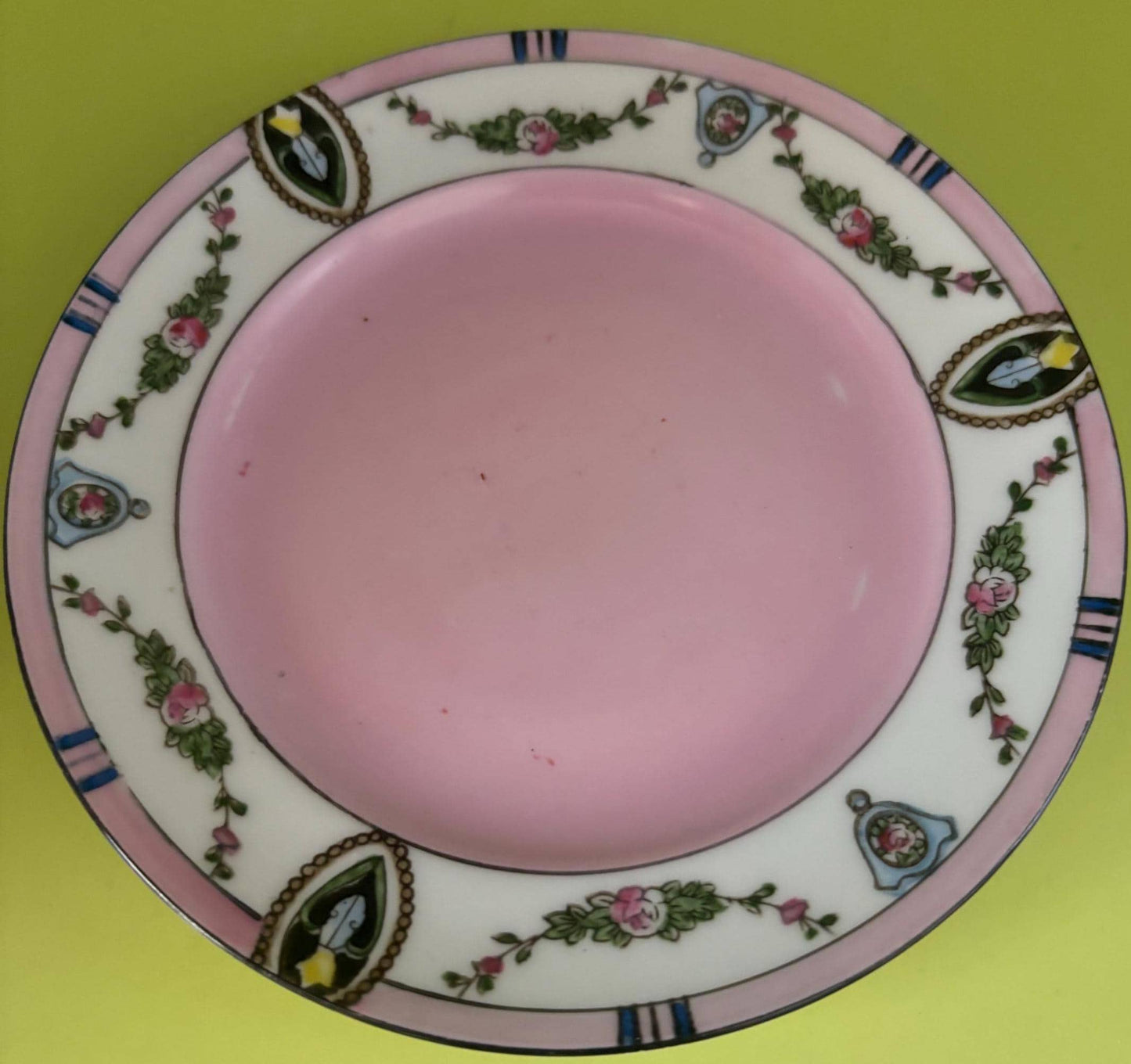 Vintage Noritake Pink Plate Made in Japan Lover Antiques and Vintage
