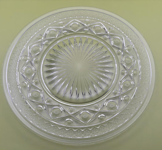 Vintage Imperial Glass Cape Cod Salad or Dessert Plate Lover Antiques and Vintage