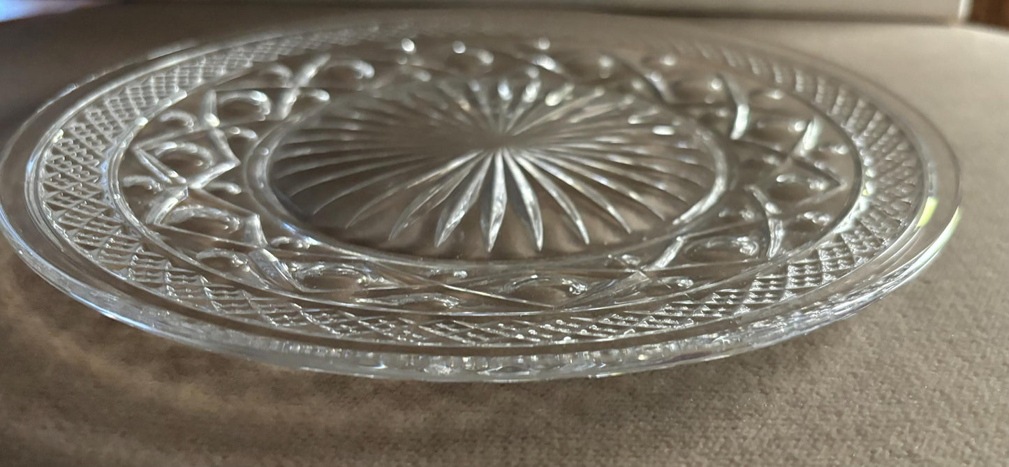 Vintage Imperial Glass Cape Cod Salad or Dessert Plate Lover Antiques and Vintage