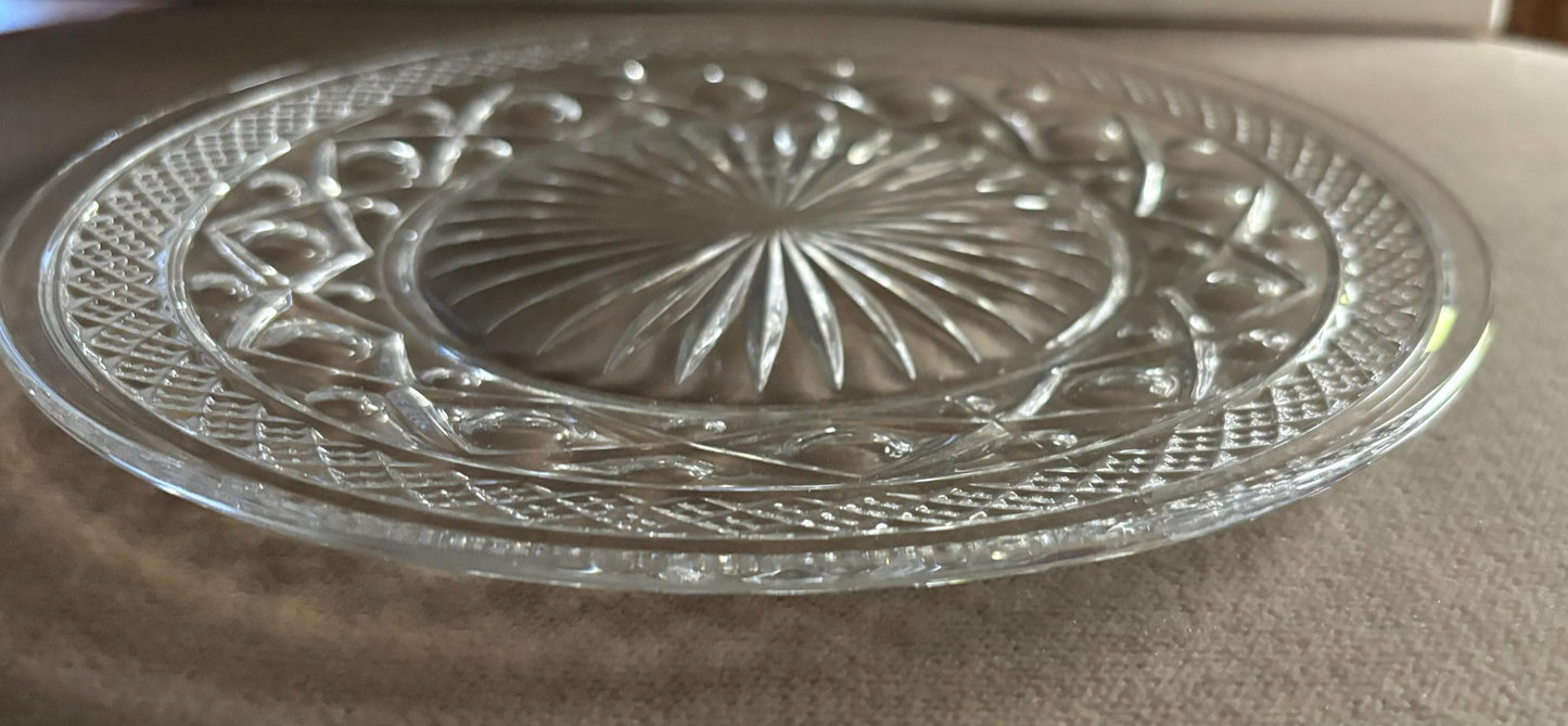 Vintage Imperial Glass Cape Cod Salad or Dessert Plate Lover Antiques and Vintage