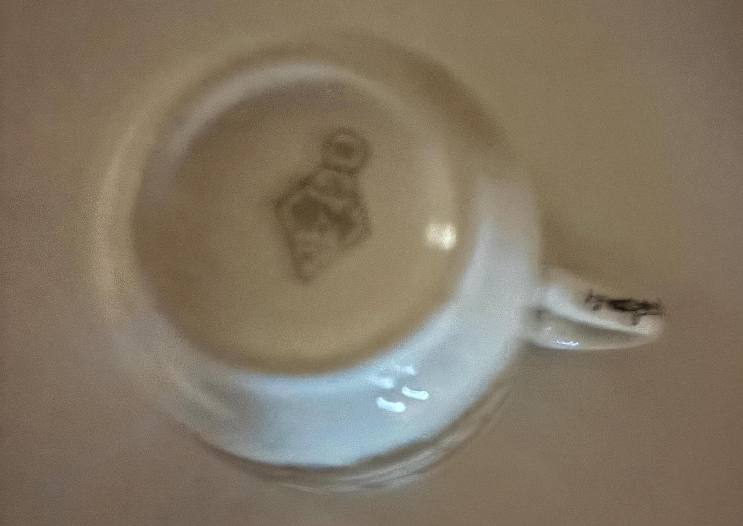 Antique Ridgeway Indus Porcelain Tea Cup and Saucer Pheasant RARE Lover Antiques and Vintage