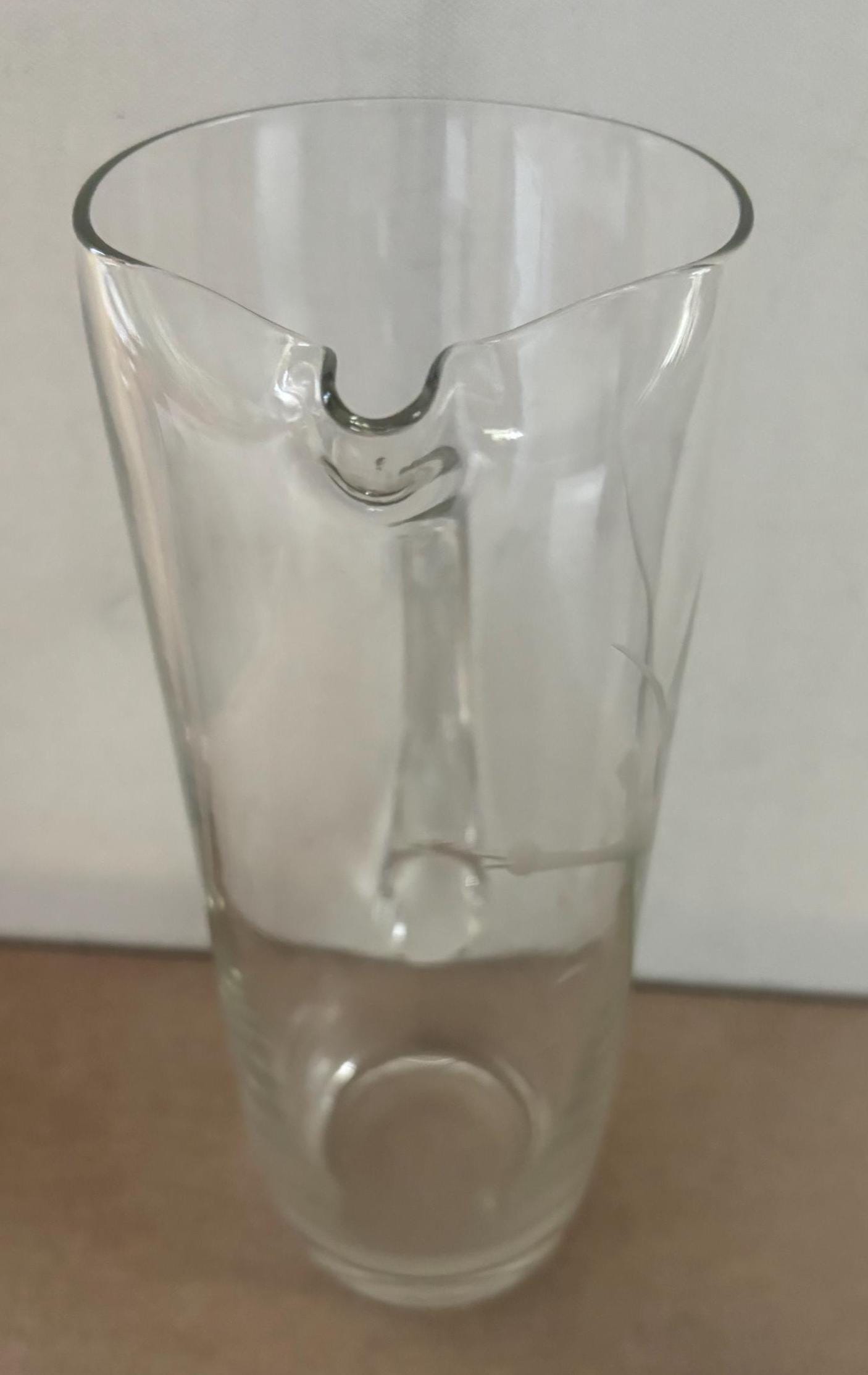 Vintage Martini Glass Pitcher Glass Art Gifts Lover Antiques and Vintage
