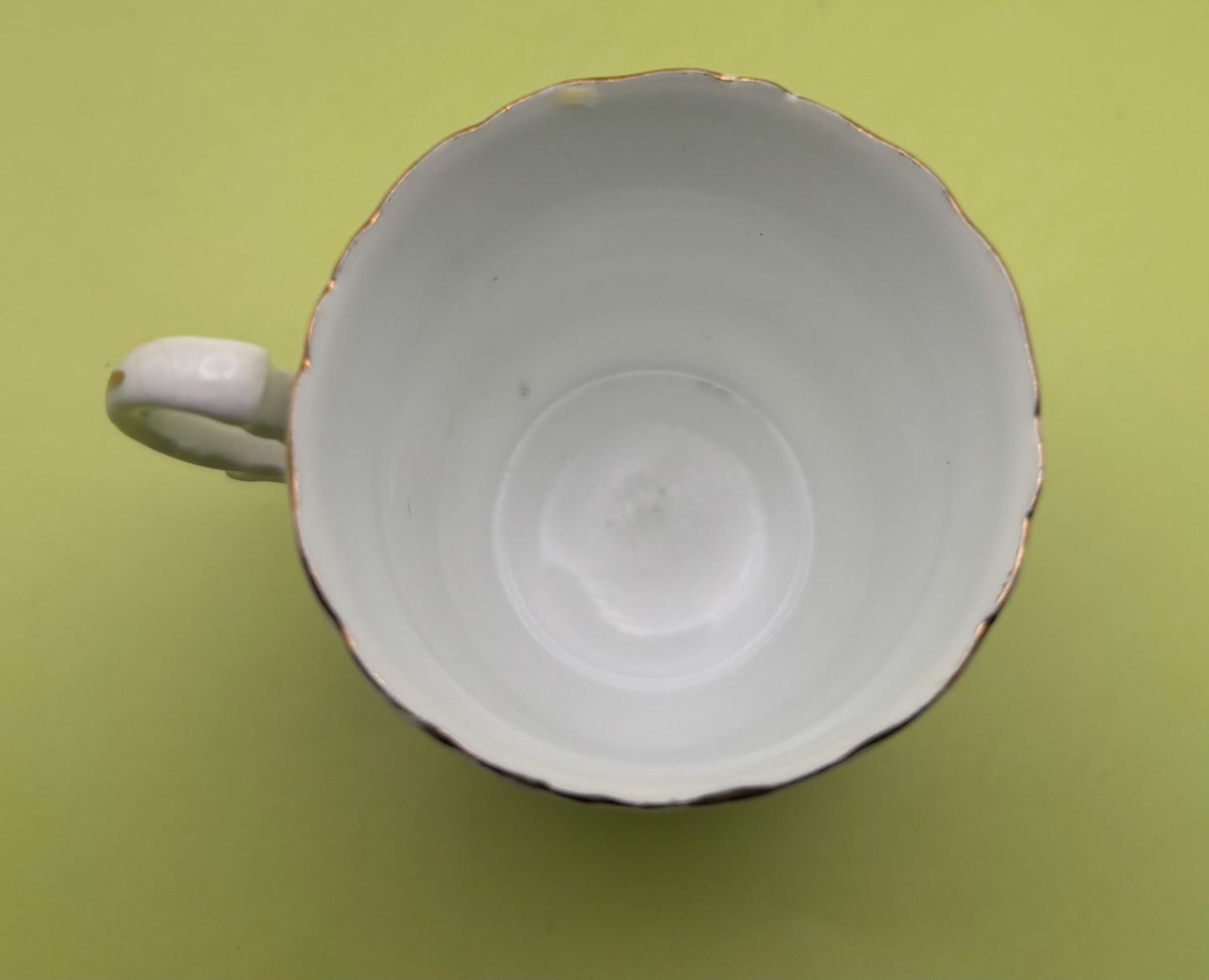 Vintage White with Gold Gilding Tea Cup Lover Antiques and Vintage