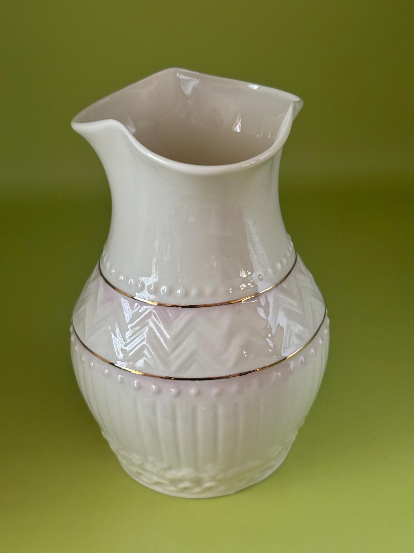 Vintage Belleek Porcelain Vase With Gold Gilding Lover Antiques and Vintage