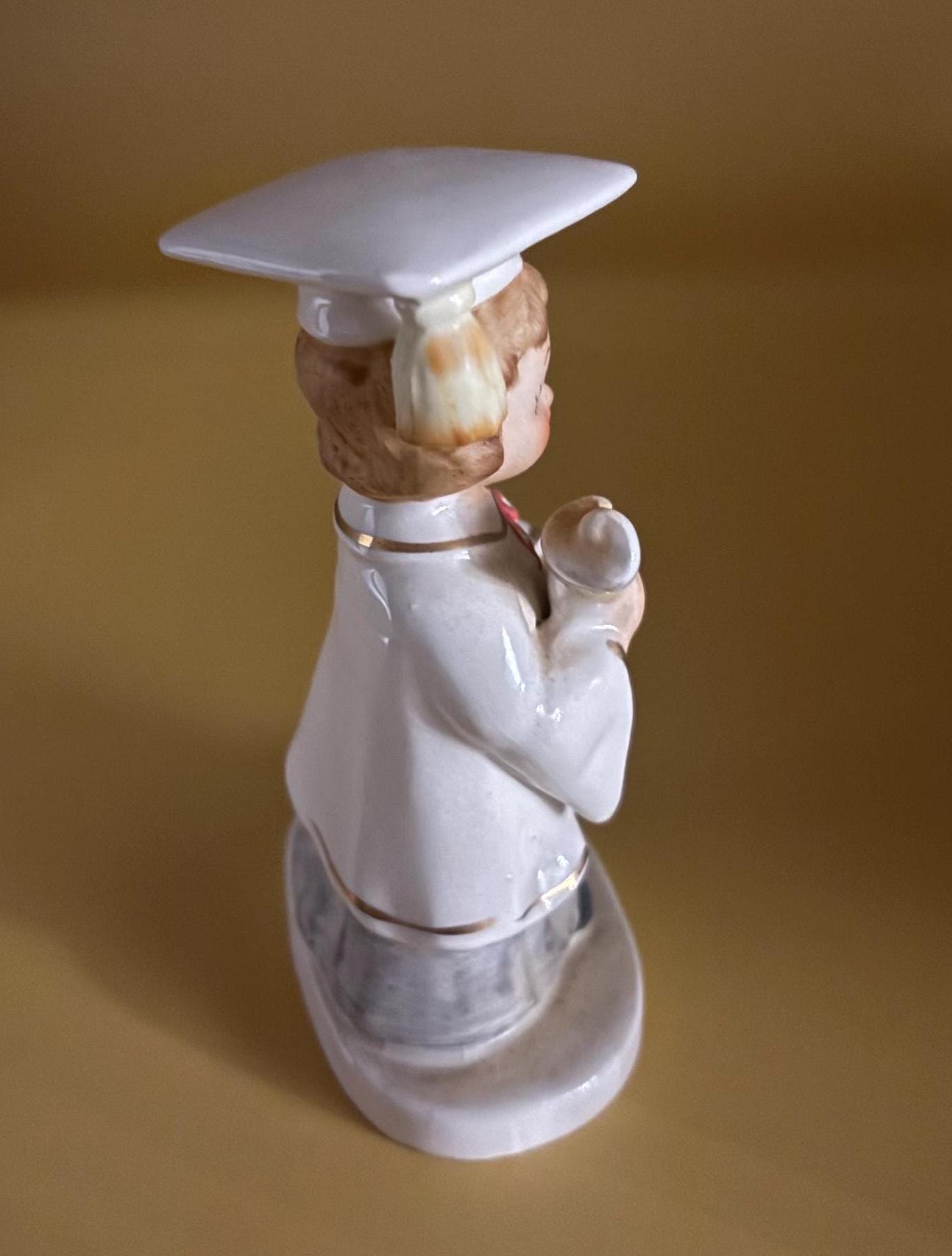 Vintage Lefton Capodimonte Roses Vase Hand Painted Porcelain Figurines Japanese Lover Antiques and Vintage