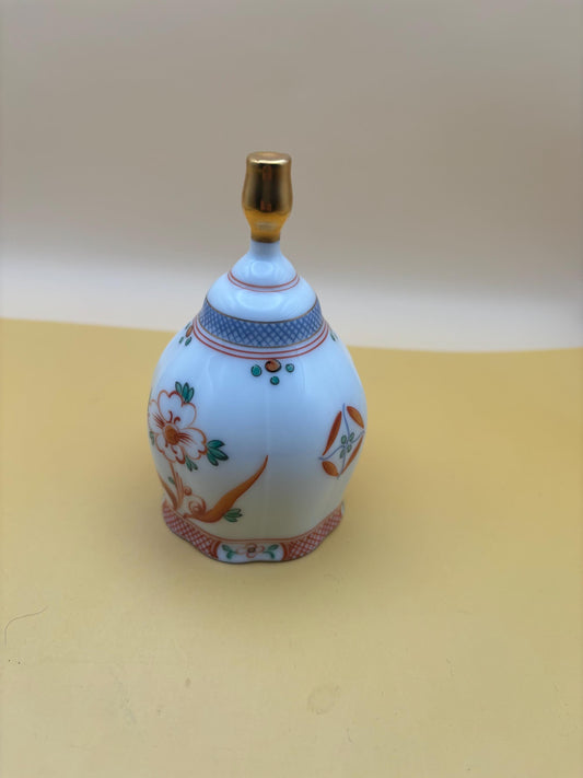 Vintage Sango China Japan Bell with Gold Handle Lover Antiques and Vintage