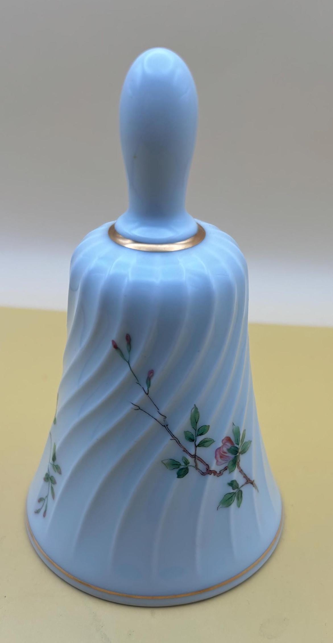 Vintage Limoges Bell Haviland France Porcelain Bell with Gold Gilding Lover Antiques and Vintage