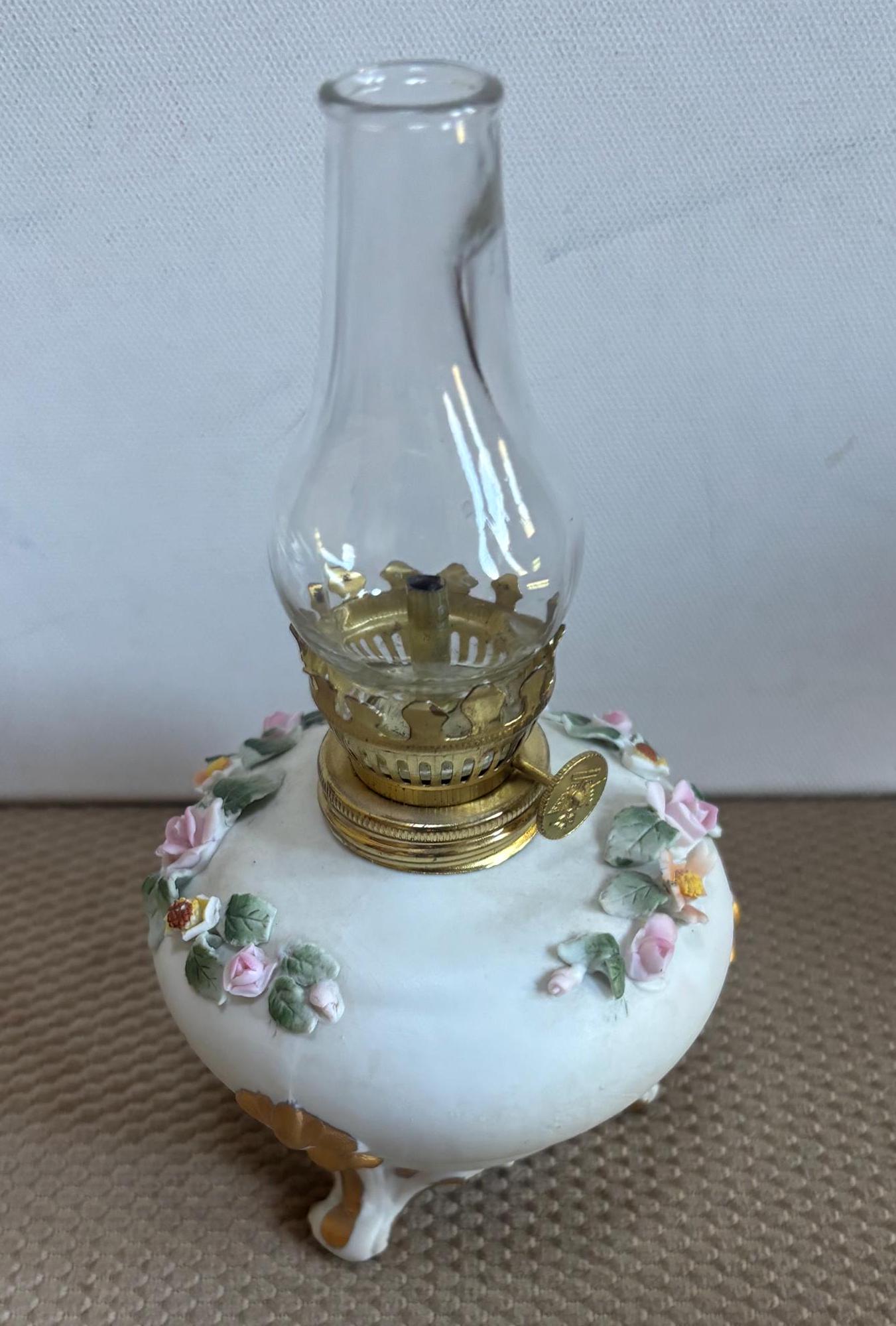 Vintage Lefton Capodimonte Roses Vase Hand Painted Porcelain Figurines Japanese Lover Antiques and Vintage