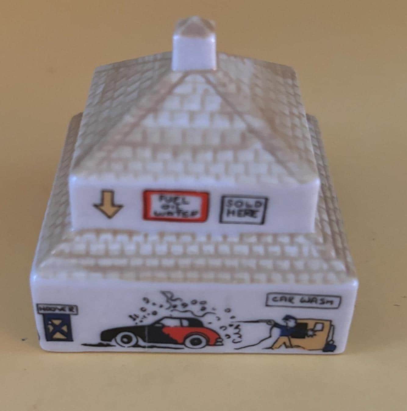 Vintage Wade Town Garage Whimsey in the Vale Miniature Porcelain Building Lover Antiques and Vintage