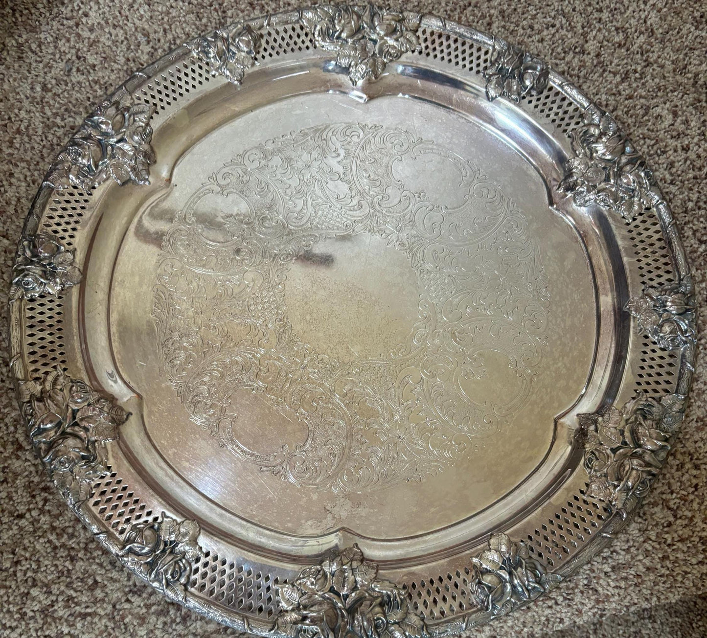 Vintage Heisey Divided Covered Crystal Glass Dish with Lid 3 Part Divided Plate Lover Antiques and Vintage
