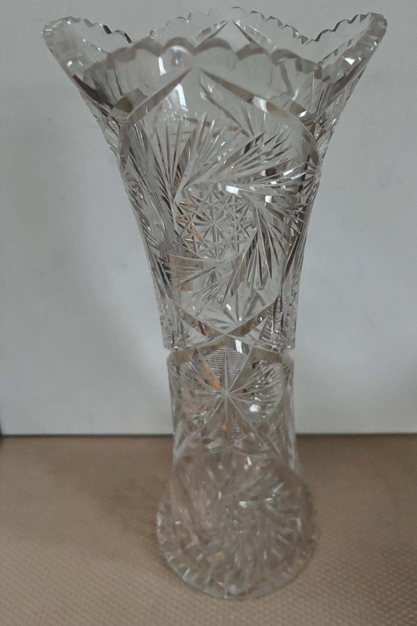 Antique Sandwich Glass Molasses Pitcher Crystal Etched Glass Jug Lover Antiques and Vintage
