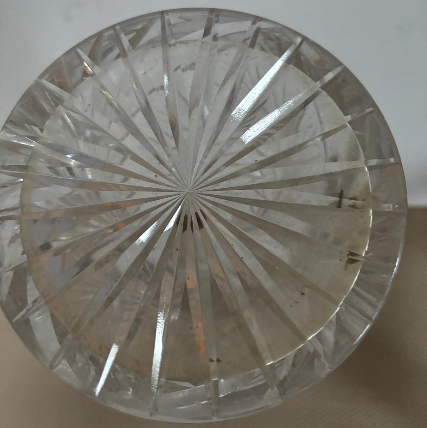 Antique Sandwich Glass Molasses Pitcher Crystal Etched Glass Jug Lover Antiques and Vintage
