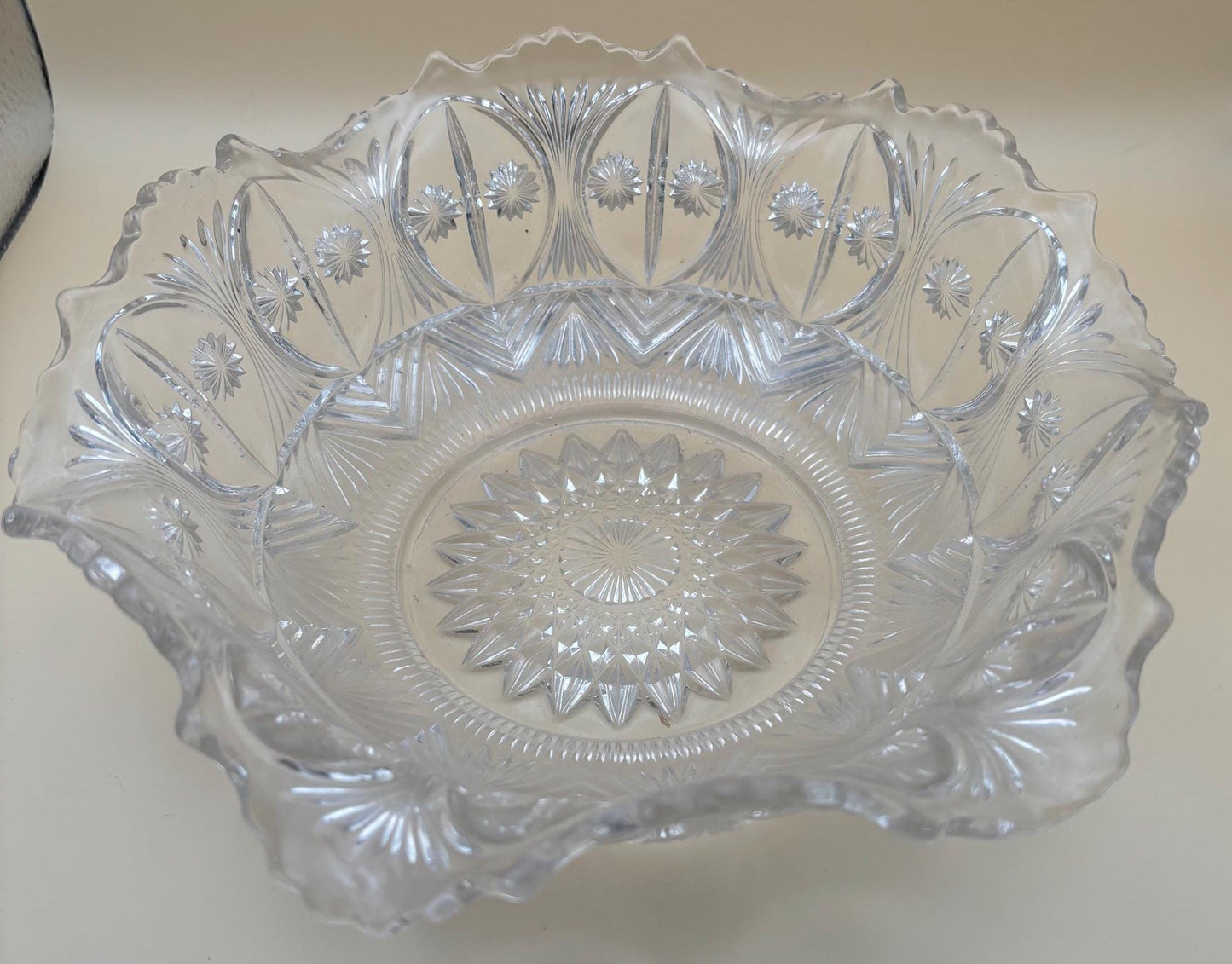 Antique Duncan Miller Glass Bowl Lover Antiques and Vintage