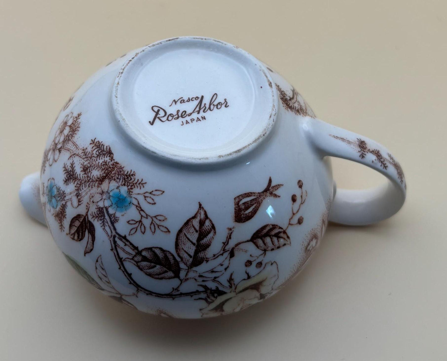 Vintage NASCO Rose Arbor Creamer Japan Small Pitcher Mini Pitcher Lover Antiques and Vintage