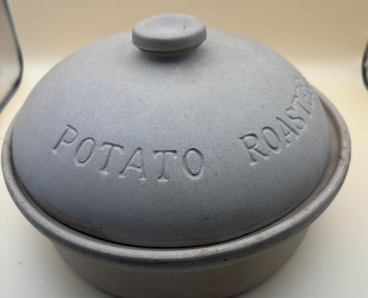 Vintage Sassafras Superstone Potato Roaster Pot with Lid Lover Antiques and Vintage